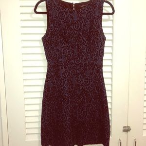 Zara black/blue sleeveless minidress size small